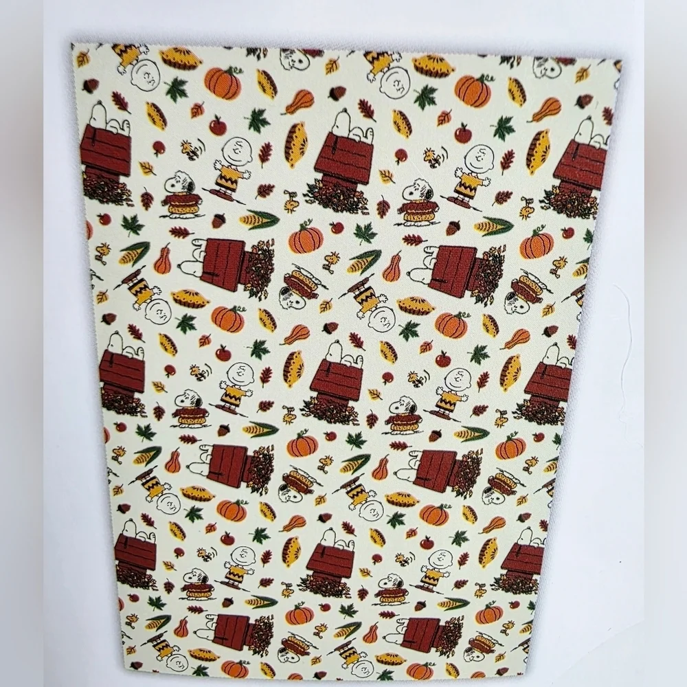New Peanuts Snoopy throw blanket with harvest fall Thanksgiving print 62 × 90